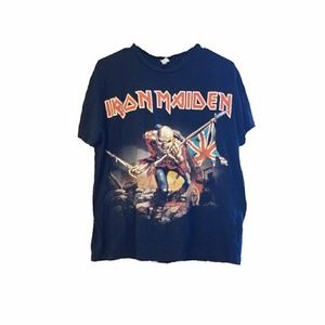 Mens Pacific Iron Maiden t-shirt size large